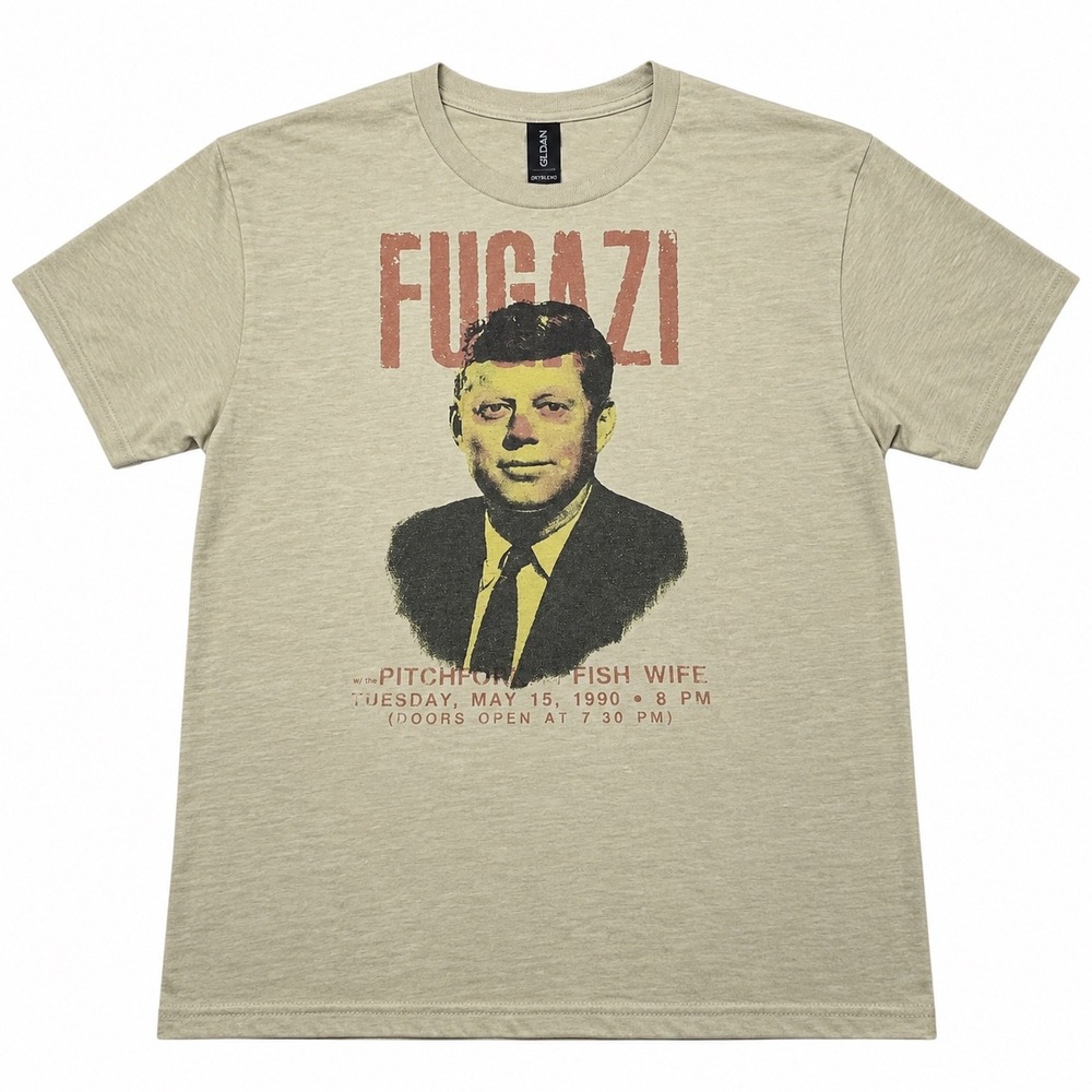 Fugazi May 15, 1990 La Paloma Theater Encinitas, CA JFK Graphic T-Shirt